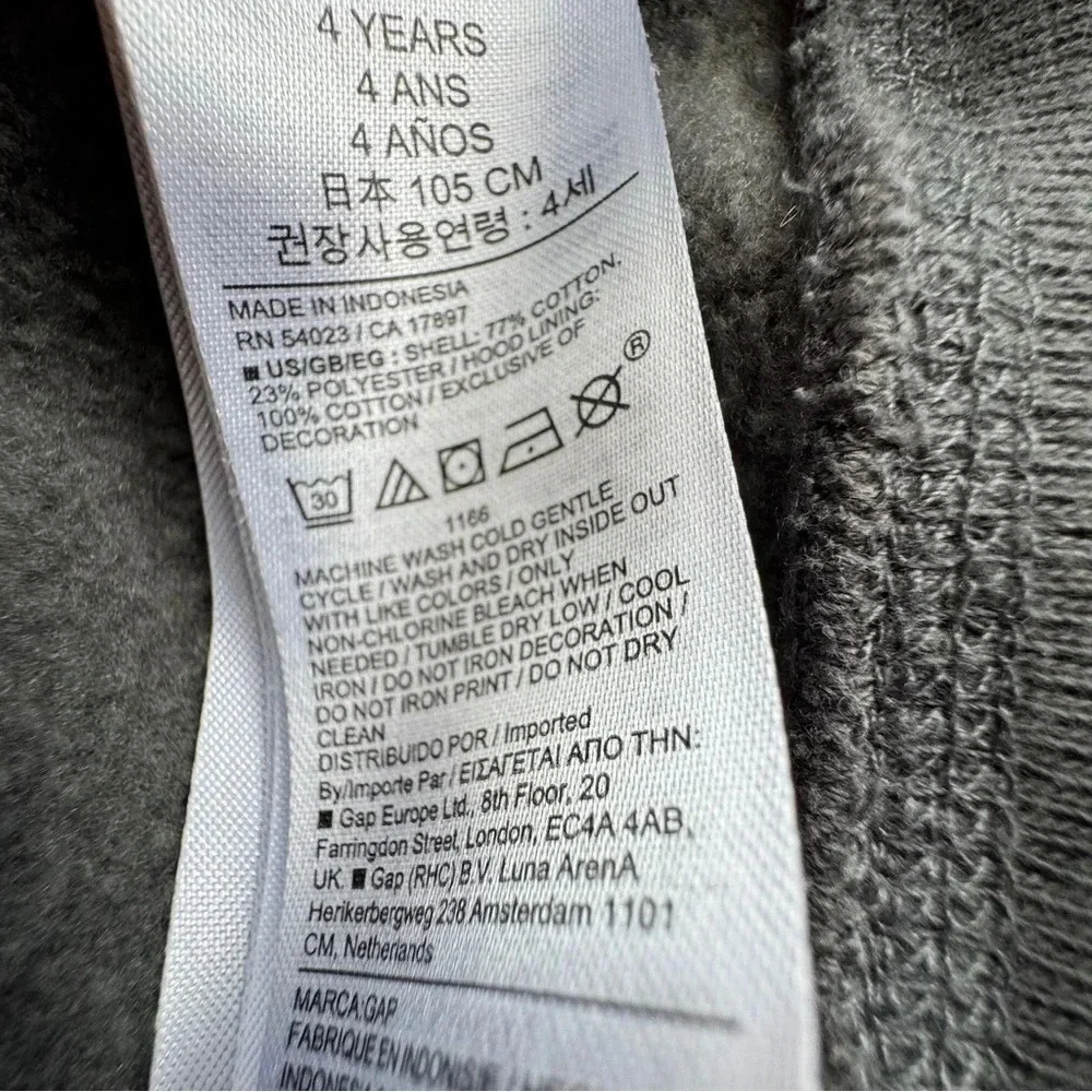 Gap x Disney Mickey Mouse || Grey Hoodie Size 4